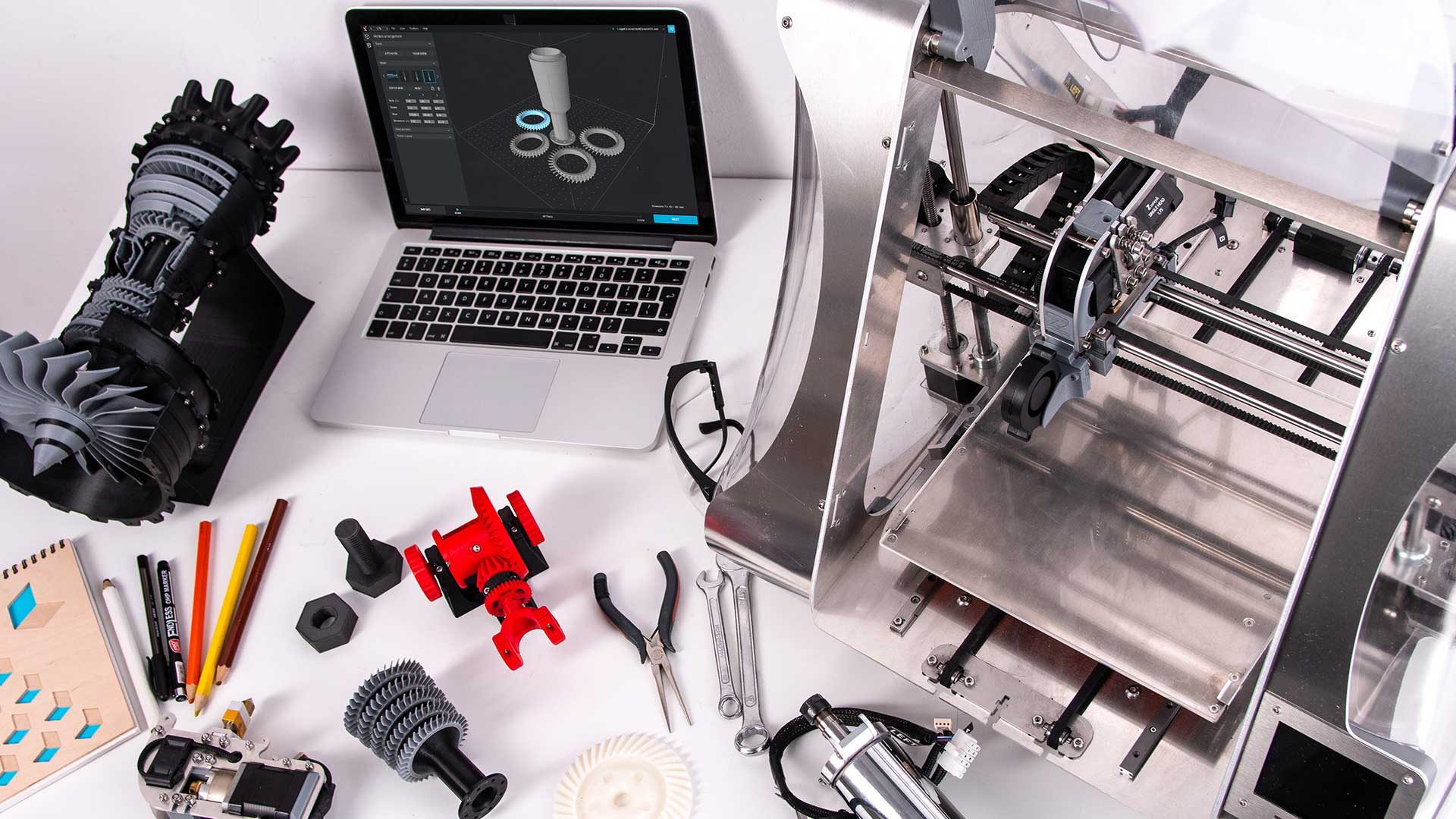 impresora 3D cenital Ticmatic desarrollo web marketing online en Vitoria Gasteiz